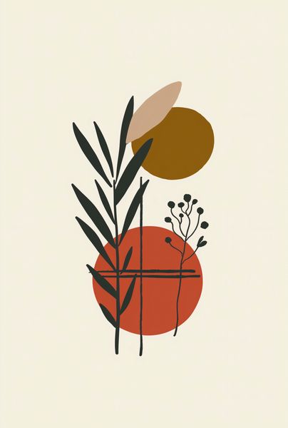 Plakat 68x101cm Kontrast w Botanice zdjęcie 1