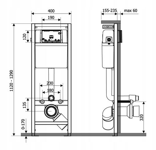 PRZYCISK DO SPŁUCZKI WC Cersanit Link Aqua CHROM POŁYSK Przycisk Spłukujący na Arena.pl