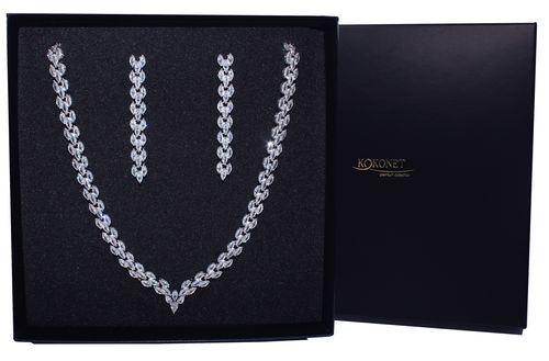 KOMPLET ślubny AFILADA silver na Arena.pl