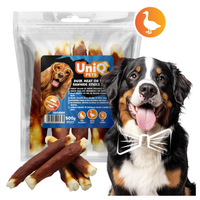 UNIQ PETS przysmaki dla psa kiełbaska z kaczki i skóry wołowej 500g
