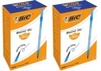 BIC ROUND STIC DŁUGOPIS NIEBIESKI ZESTAW 120 SZTUK