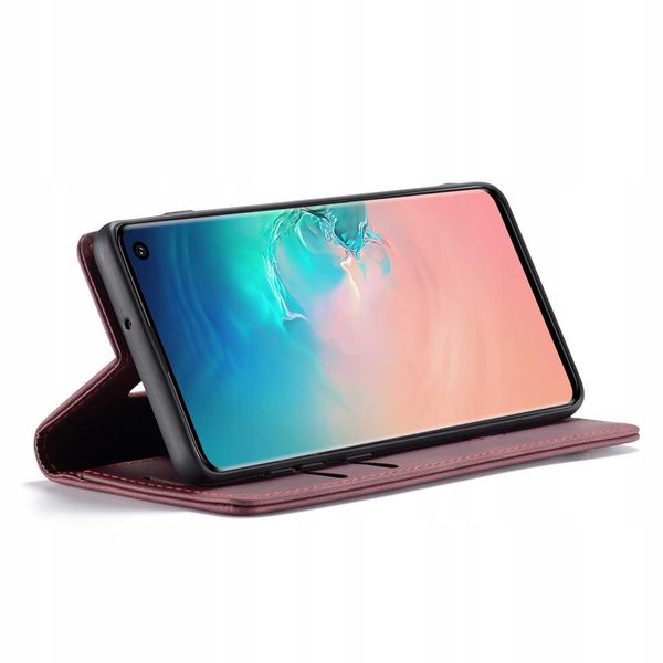 Spacecase Wallet Galaxy S10E Wiśniowy zdjęcie 11