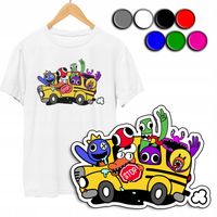 KOSZULKA DZIECIĘCA T-SHIRT Z NADRUKIEM - RAINBOW FRIENDS KOLOR - XS 110-116