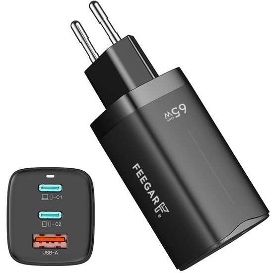 Ładowarka Sieciowa Feegar 65W Do Iphone X 11 12 13 zdjęcie 1