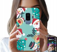 ETUI DO SAMSUNG GALAXY S9 PLUS - MIKOŁAJ, RENIFER BAŁWAN ŚWIĄTECZNE WZORY