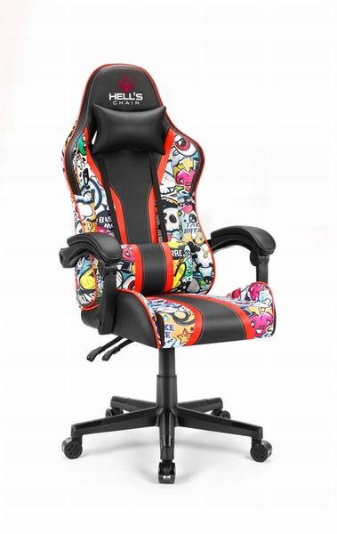 FOTEL GAMINGOWY DLA GRACZA BIUROWY HELL'S zdjęcie 6