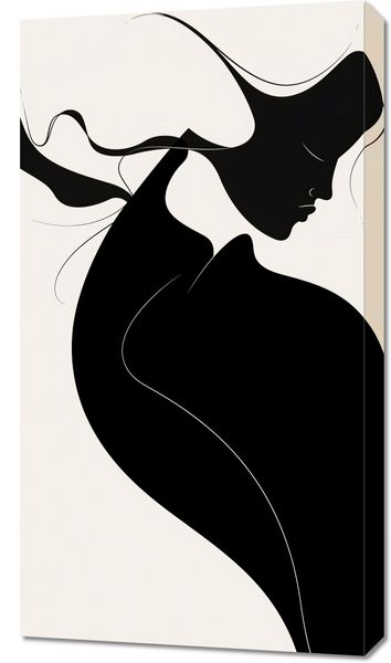 Obraz 50x90cm Redukcja do Zarysu zdjęcie 1