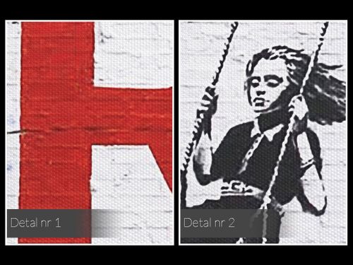 20011 Obraz na płótnie BANKSY PARKING na Arena.pl