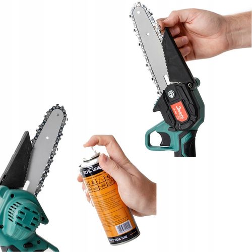 PIŁA ŁAŃCUCHOWA AKUMULATOROWA PILARKA 6" 2x AKUMULATOR 21V 2x Łańcuch na Arena.pl