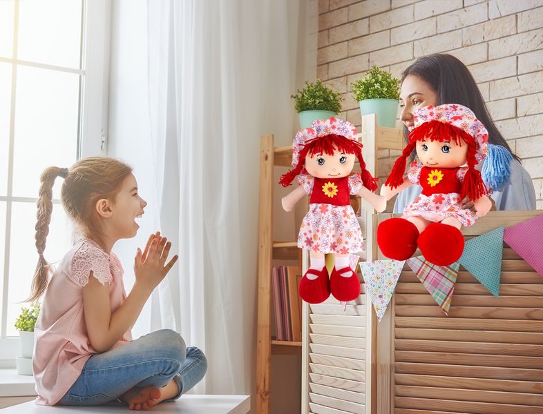 Lalka Szmaciana Pippi 42 cm zdjęcie 11