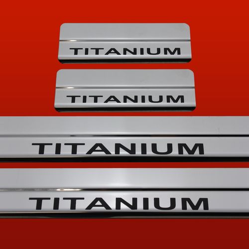 Listwa progowa FORD FIESTA MK7 TITANIUM Stal nierdzewna 304 połysk  4szt na Arena.pl