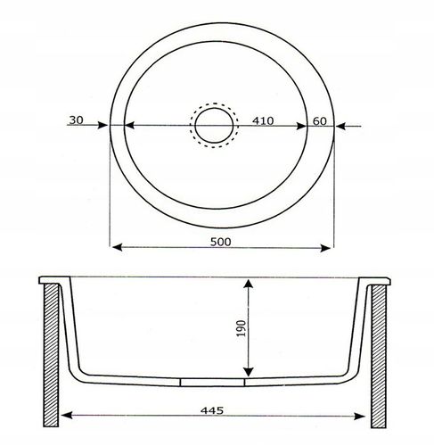 ZLEW ZLEWOZMYWAK GRANIT 8 kolorów 50x50 + SYFON na Arena.pl