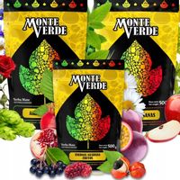 Yerba Mate Monte Verde GUARANA Frutos POMELO Energia ASHWAGANDHA 3 x 500g