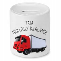 Skarbonka Dla Taty Tata Najlepszy Kierowca Prezent Z Nadrukiem Ze Zdjęciem