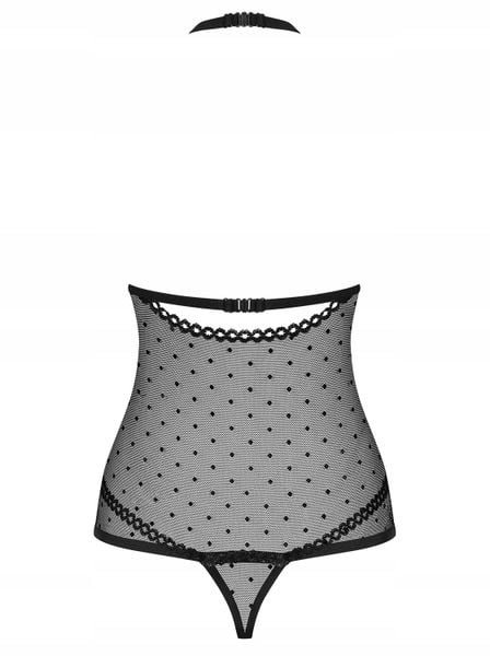 Body w kropki 876-TED-1. Czarne. zdjęcie 2