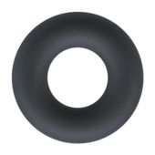 Solid Silicone Cockring - Xs - Black