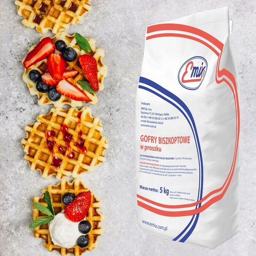 Ciasto na GOFRY Biszkoptowe 5kg EMIX Mieszanka na Arena.pl