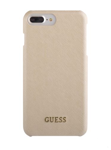 GUESS SAFFIANO HARD CASE iPhone 7/8 Plus - BEIGE na Arena.pl