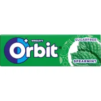 ORBIT GUMA DRAŻE SPERAMINT 14G ZIELONA