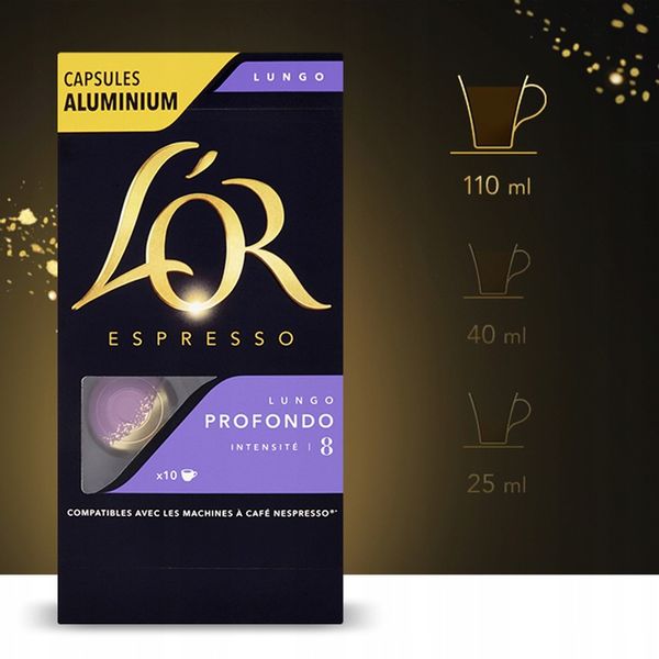 Kapsułki L'OR do Nespresso(r)* kawa 100% arabica, 100 kaw, 9+1 GRATIS zdjęcie 8