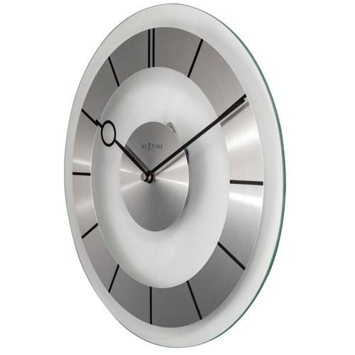 Zegar ścienny NeXtime Retro srebrny 2790 na Arena.pl