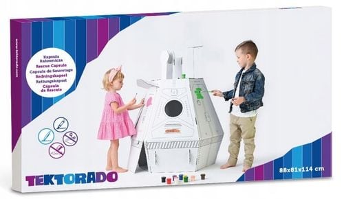 Kartonowy Kapsuła Ratunkowa do malowania i samodzielnego złożenia Tektorado na Arena.pl