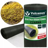 Ogrodzenie Dla Kur 1,2x25m Siatka Do Kurnika Rabatowa Plastikowa PVC Czarna