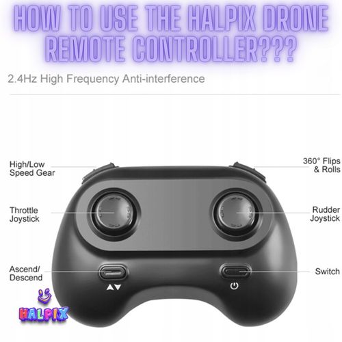 Trikowy mini dron Halpix zdalnie sterowany z kamerą 8K i Wi-Fi na Arena.pl