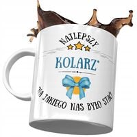 Kubek Dla Kolarza Najlepszy Kolarz Prezent Z Nadrukiem Ze Zdjęciem