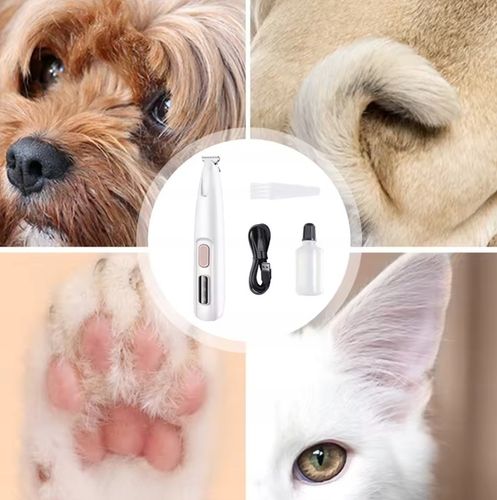 MASZYNKA DO STRZYŻENIA PSÓW PSA KOTA ZWIERZĄT TRYMER CICHA LED AKUMULATOR na Arena.pl