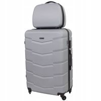 ZESTAW WALIZEK WALIZKA DUŻA NA KÓŁKACH PODRÓŻNA + KUFEREK 936 BAGAŻ TWARDA