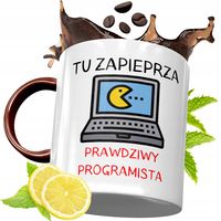 Kubek Bordowy Dla Informatyka Na Urodziny Prezent Z Nadrukiem Ze Zdjęciem