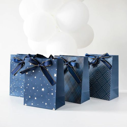 Torebka na prezent granatowa mała na Arena.pl