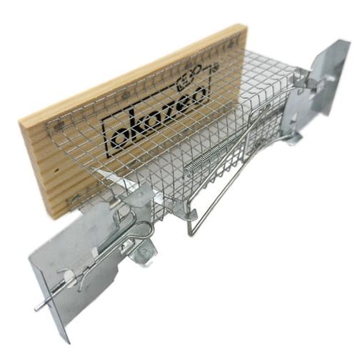 Pułapka humanitarna na myszy gryzonie żywołapka klatka łapka 15x6x6cm na Arena.pl