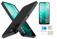 Etui do OPPO A6 4G/5G / A6X 4G/5G / A6S 4G/5G czarny matowy +folia ochronna