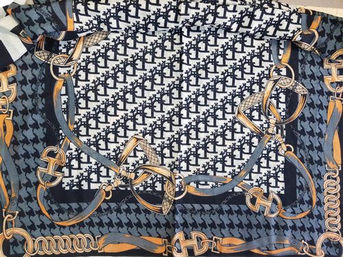 Elegancki szal czarno-szary 13 na Arena.pl