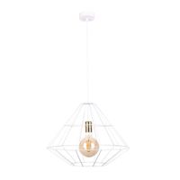 Lampa wisząca 1xE27 KIRA GOLD/WHITE