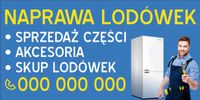 BANER REKLAMOWY projekt 130x80 cm NAPRAWA LODÓWEK