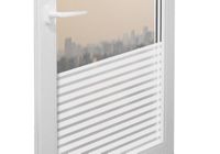 Folia Okleina Okienna Statyczna Szyby Witraż PASY MLECZNE 67x150 G103