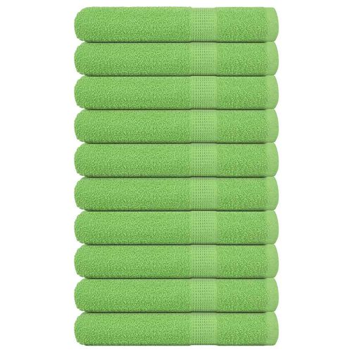 Ręczniki, 10 szt, zielone jabłko, 100x200 cm, bawełna 100% na Arena.pl