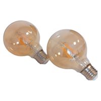Żarówka LED Okrągła Dekoracyjna Vintage 4W 2szt