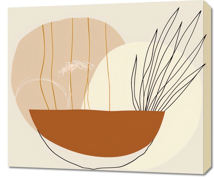 Obraz 70x60cm Terakotowe Naczynie zdjęcie 1