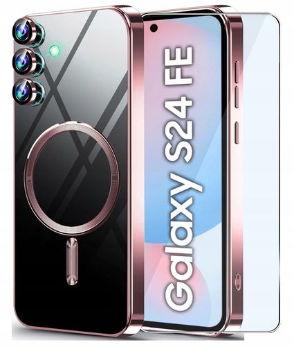 ETUI MAGSAFE GLAMOUR CLEAR CASE do SAMSUNG GALAXY S24 FE 5G SZKŁO HARTOWANE na Arena.pl