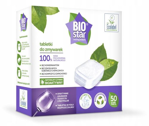 BIOstar Tabletki do zmywarek, 50 szt. na Arena.pl