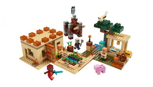 Klocki Minecraft Najazd złosadników na Arena.pl