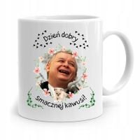 Kubek Śmieszny Prezesa Pis Jarosław Kaczyński Z Nadrukiem Ze Zdjęciem