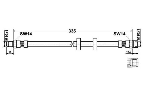 Volvo S70 I - Zestaw Przewodów Hamulcowych Teflonowych W Oplocie Stalowym na Arena.pl