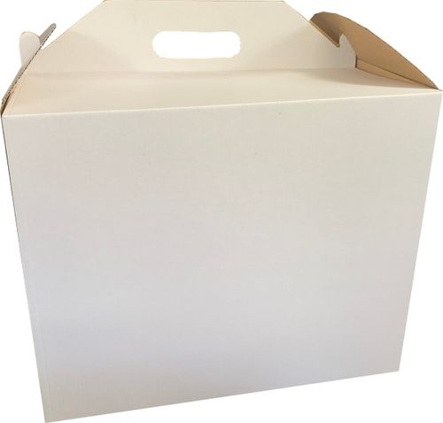 PUDEŁKO KARTON OPAKOWANIE NA TORT Z RĄCZKĄ 30x30x28 cm (5 sztuk) + na Arena.pl
