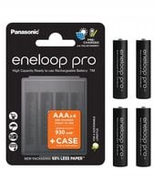 AKUMULATORKI ENELOOP PRO AAA 930 mAh 4x + CASE