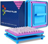 WANANFU Wypełniacz kapsułek 100 otworów rozmiar 3